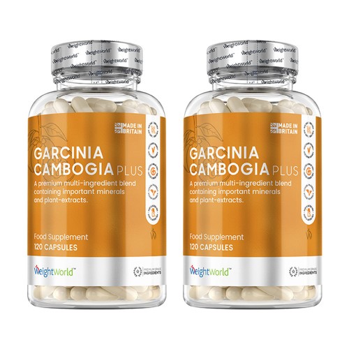 Garcinia Cambogia Plus - Gewichtsreduzierung und Fettreduzierung - 2er Pack