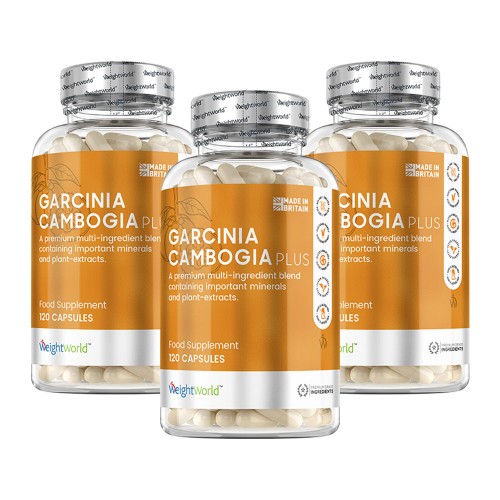 Garcinia Cambogia Plus - Gewichtsreduzierung und Fettreduzierung - 3er Pack